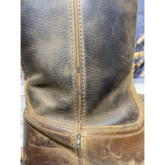 Cabela\'s Pinedale Brown Rounded Toe Western Work Boots Mens Size 10.5 EE main image 14